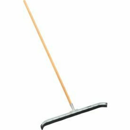 GLOBAL EQUIPMENT GEC&#153; 36" Curved Floor Squeegee With Wood Handle 330700 + 100100